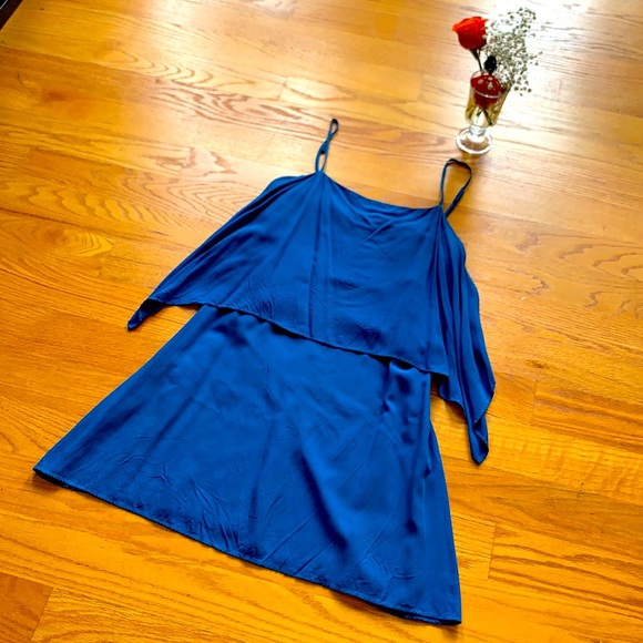 SPLENDID Voile popover Dress A Line Regatta Blue - Picture 4 of 7